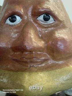 Bethany Lowe Paper Mache Halloween Candy Corn Charlie 22 Tall