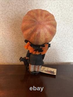 Bethany Lowe Paper Mache Twisted Jack With Cat Halloween New With Tag 9 Tall
