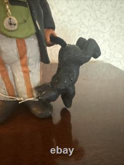 Bethany Lowe Paper Mache Twisted Jack With Cat Halloween New With Tag 9 Tall