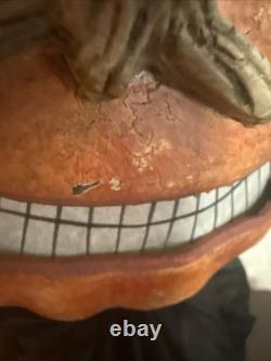 Bethany Lowe Paper Mache Twisted Jack With Cat Halloween New With Tag 9 Tall