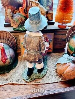 Bethany Lowe? Thanksgiving Pilgrim? Figurines? Rare? Collectables? Retired? Decor