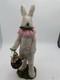 Bethany Lowe Velveteen? Rabbit Easter Bunny 17 Fur Flowers