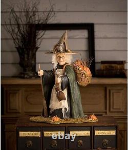 Bethany Lowe Woodsy Wrenna Witch Halloween Figure TD3134