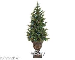 Bethlehem Lights 4' Battery Op Urn Tree with Timer MULTI