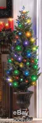 Bethlehem Lights 4' Battery Op Urn Tree with Timer MULTI