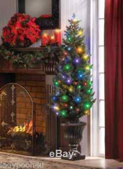 Bethlehem Lights 4' Battery Op Urn Tree with Timer MULTI