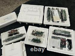 Big Lot Thomas Kinkade Christmas Express Train Sets Collection! Holiday Train