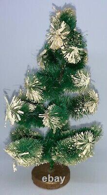 Big Lot! Vintage Bottle Brush Christmas Trees With Ornaments & Decorations