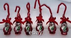 Big Lot! Vintage Bottle Brush Christmas Trees With Ornaments & Decorations
