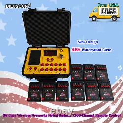 Bilusocn 300M distance+36 Cues Fireworks Firing System remote Control Equipment