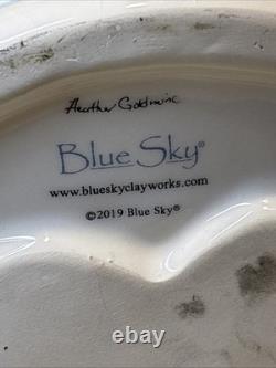 Blue Sky Ceramics Gingerbread 2019, RARE, Tea Light Pink Castle House, Heather G