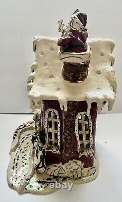 Blue Sky Clayworks CHRISTMAS Santa's Place HOUSE Snowman Heather Goldminc 15