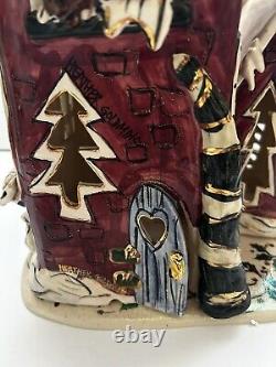 Blue Sky Clayworks CHRISTMAS Santa's Place HOUSE Snowman Heather Goldminc 15