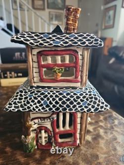 Blue Sky Clayworks God Bless America 1776 House Heather Goldminc 2003
