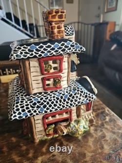 Blue Sky Clayworks God Bless America 1776 House Heather Goldminc 2003