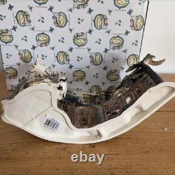 Blue Sky Clayworks O Holy Night Nativity Tealight Heather Goldminc Signed 2000