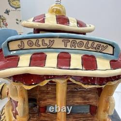 Blue Sky Heather Goldminc Disney Mickey Jolly Trolley RARE Collectible Clayworks