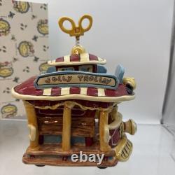 Blue Sky Heather Goldminc Disney Mickey Jolly Trolley RARE Collectible Clayworks
