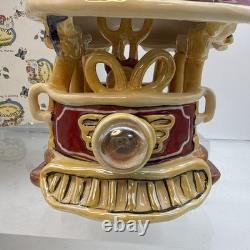 Blue Sky Heather Goldminc Disney Mickey Jolly Trolley RARE Collectible Clayworks