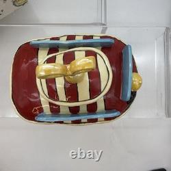 Blue Sky Heather Goldminc Disney Mickey Jolly Trolley RARE Collectible Clayworks