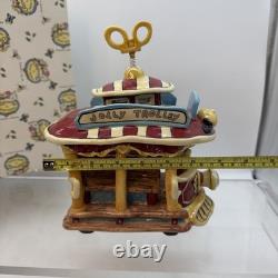 Blue Sky Heather Goldminc Disney Mickey Jolly Trolley RARE Collectible Clayworks