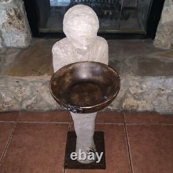 Bombay Company Standing Mummy Candy Bowl Holder Statue Halloween 36 RARE Bombay Company Standing Mummy Candy Bowl Holder Statue Halloween 36 RARE