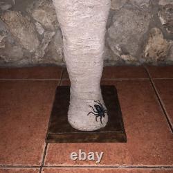 Bombay Company Standing Mummy Candy Bowl Holder Statue Halloween 36 RARE Bombay Company Standing Mummy Candy Bowl Holder Statue Halloween 36 RARE