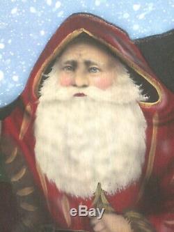 Bonnie Barrett/buller Boardwalk Originals Christmas Santa 1998