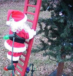 Brand New Mr. Christmas Animated Super Climbing Santa