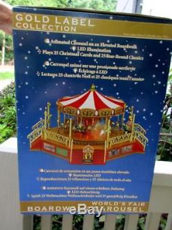 Brand New Unopened Mr. Christmas World's Fair Boardwalk Carousel