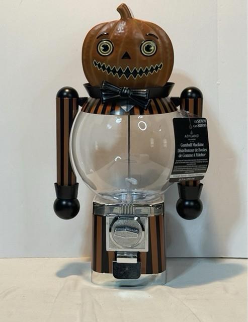 Brand New Viral Ashland Michaels Halloween Gumball Machine Jack O Lantern 23.5
