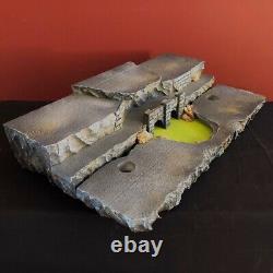 Bridge & Pond Display Platform For Dept 56 Halloween Village, New, Free Shipping