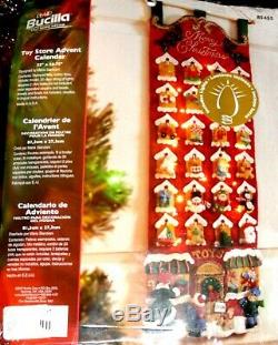 Bucilla Felt Kit Advent Calendar Toy Store Nip Very Rare 85455 2007