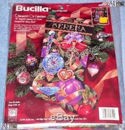 Bucilla ORNAMENTS OF CHRISTMAS Stocking Needlepoint Kit Nancy Rossi 60742