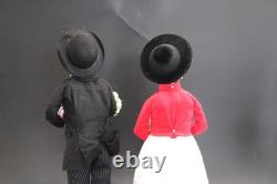 Byer's Choice 2020 Valentine Man & Woman 13 3/4
