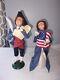 Byers' Choice 2001 Ben Franklin Caroler And 2000 Betsy Ross Figures