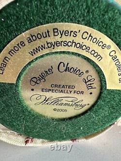 Byers Choice 2004/05 Colonial Tavern Williamsburg Balladeer Family, Tags, Signed