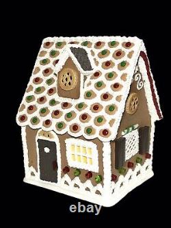 Byers Choice 2006 Traditions Gummy Gingerbread House Christmas Centerpiece Decor