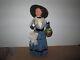 Byers Choice 2007 Victorian Woman With Umbrella Holding Basket Of Candy New