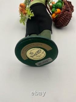 Byers Choice 2017 Chef Cook with Basket of Vegetables Carrots, Peppers & Onions