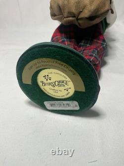 Byers Choice 2022 Santa with Sack of Toys, Peppermint Candy Canes & Soccer Ball