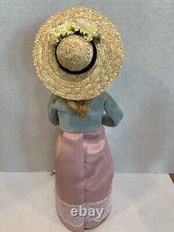 Byers Choice 2022 Spring Woman with Lace Parasol & Flower Spring Girl NEW