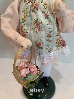 Byers Choice 2022 Spring Woman with Lace Parasol & Flower Spring Girl NEW