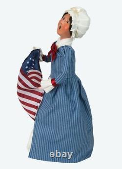 Byers Choice Betsy Ross & Uncle Sam Carolers New Free Priority Shipping