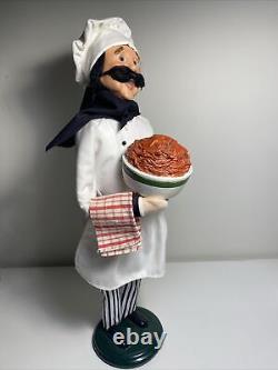 Byers Choice Caroler Chef With Spaghetti