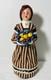 Byers Choice Caroler Civil War Lady With Fruit Compote Dish 2011 Rare Hard To Find
