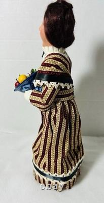 Byers Choice Caroler Civil War Lady with Fruit Compote Dish 2011 Rare Hard to Find