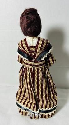 Byers Choice Caroler Civil War Lady with Fruit Compote Dish 2011 Rare Hard to Find