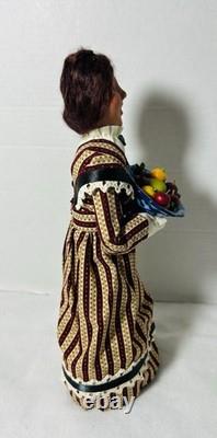 Byers Choice Caroler Civil War Lady with Fruit Compote Dish 2011 Rare Hard to Find