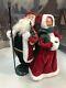 Byers Choice Caroler Santa With Tree 1999 & Mrs Claus Carolers 1996 Signed Euc